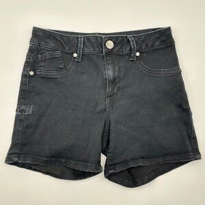 1822 Denim Black Jegging Shorts Size 6